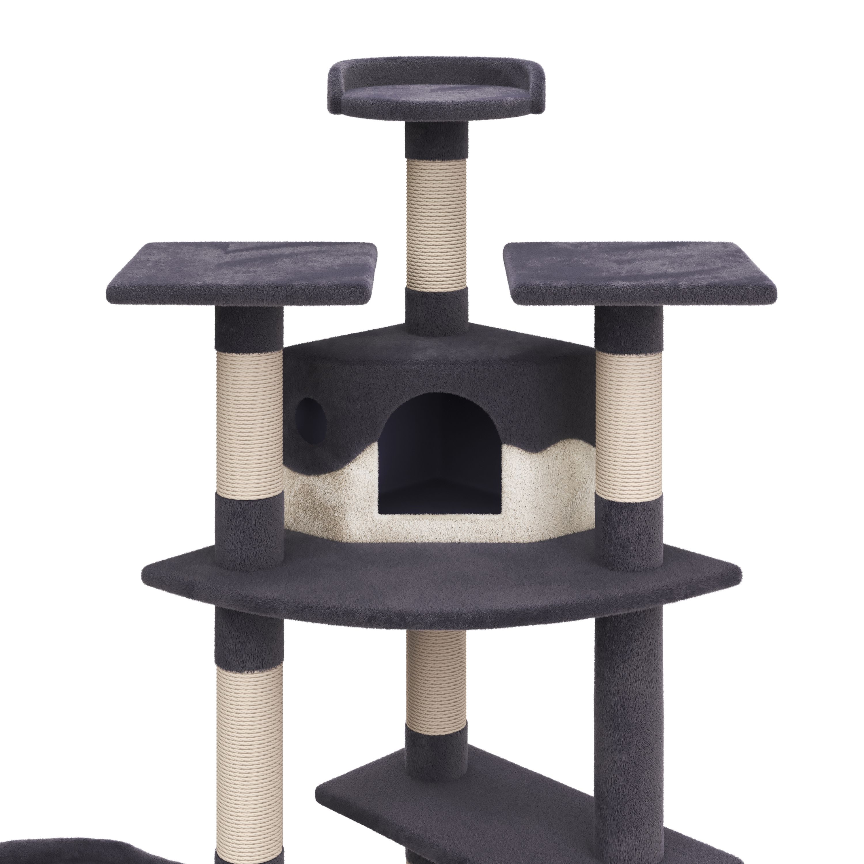 Katzenbaum BLACKY 210 cm grau