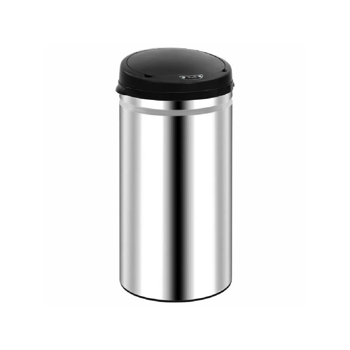 VENTE-UNIQUE Poubelle à capteur 50L inox
