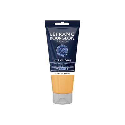 Lefranc Bourgeois - Peinture acrylique - jaune de naples - 80 ml