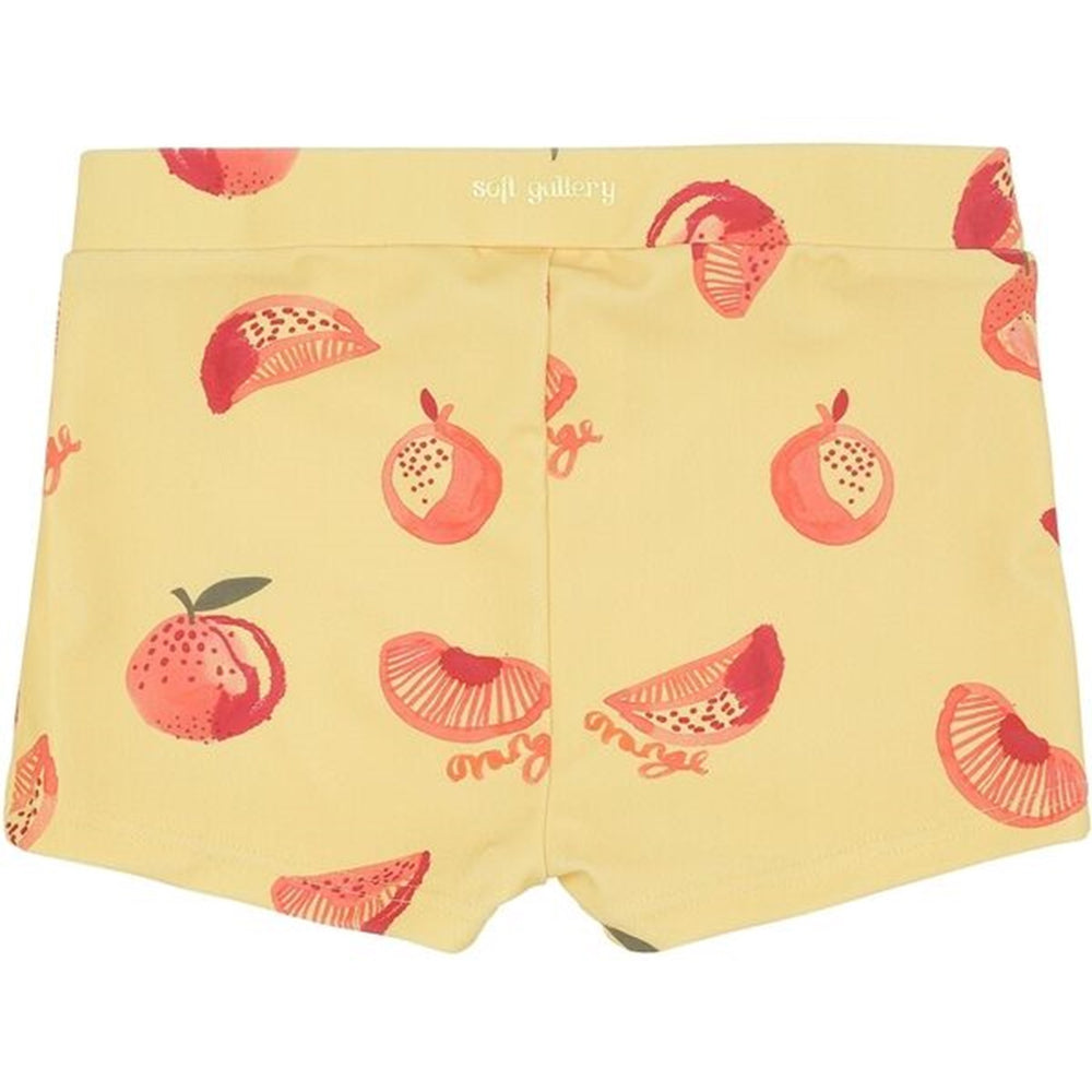 Køb Soft Gallery Jojoba AOP Oranges Pamela Badeshorts