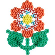 hama Perles à repasser midi 'Perles à rayures - Fleur'