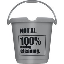 Seau à motif 'ilvie not AI', rond, 10 litres