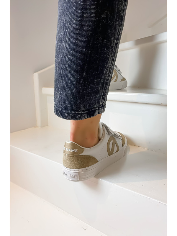 Sneakers STRIKE STRAPS White/Gold - No Name