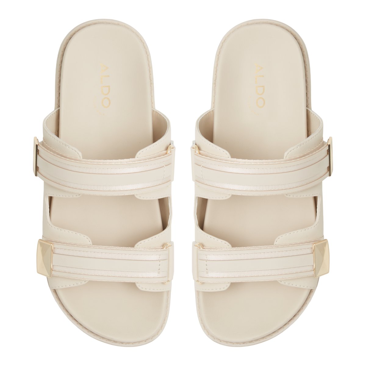 ALDO-Coralina-l-Sandales athlétiques à glissière - Talon plat - Autre Blanc