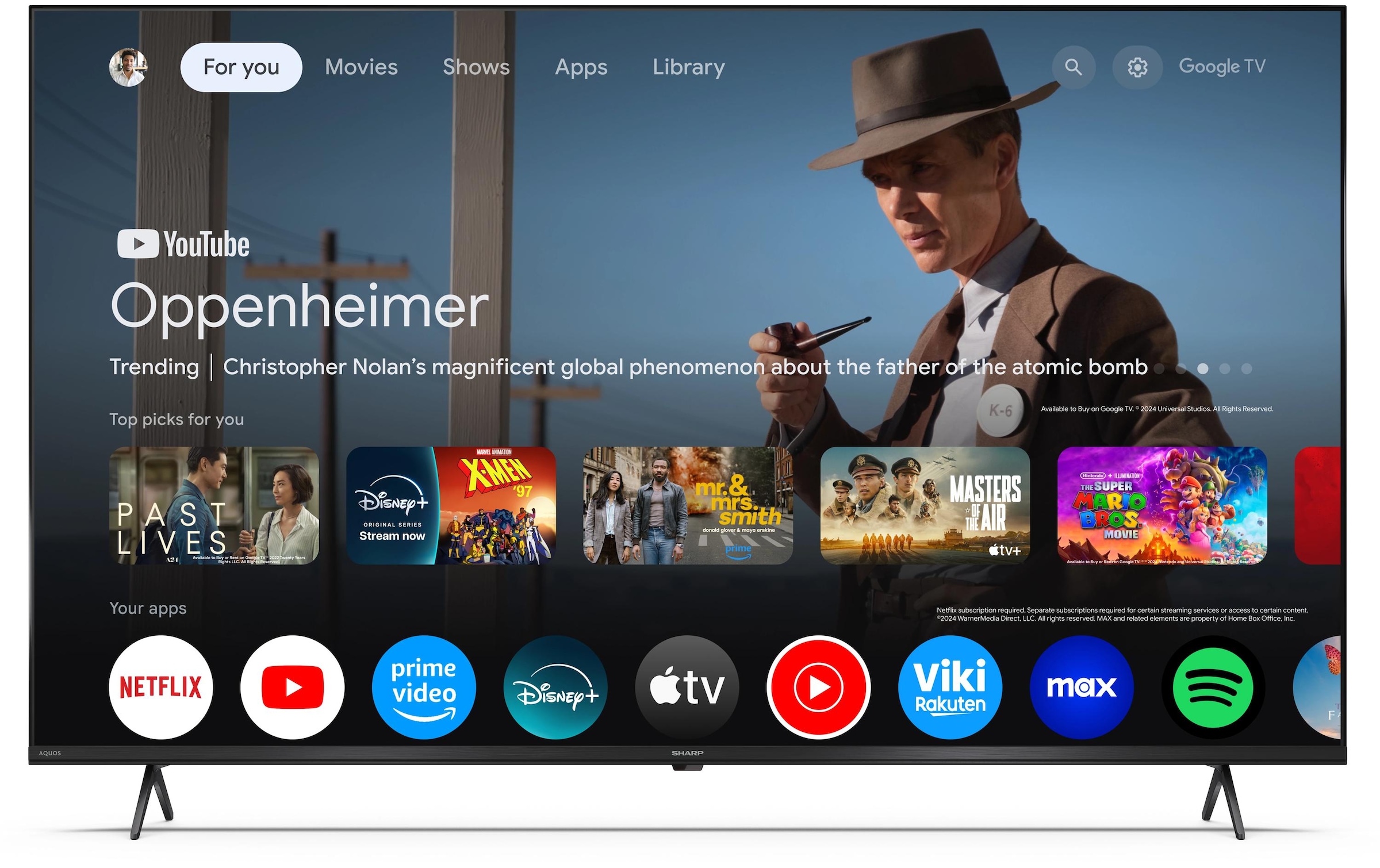 Sharp LED-Fernseher »4T-C55HLx« 139 cm/55 ″ Smart-TV