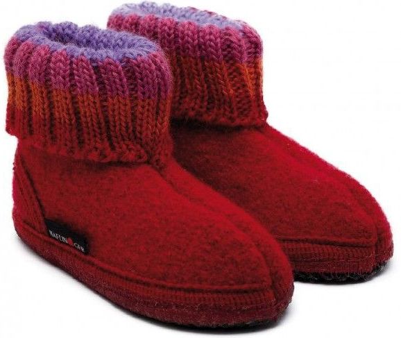 Haflinger Kids Paul Pantoffels (Kinderen |rood)