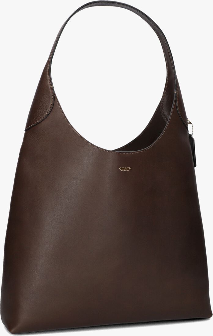 bruine coach schoudertas brooklyn shoulder bag 39