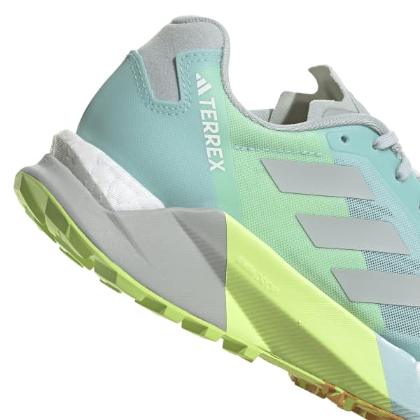 Chaussure trail ADIDAS TERREX AGRAVIC ULTRA W SEMI FLASH AQUA/WONDER SILVER/LUCID LEMON