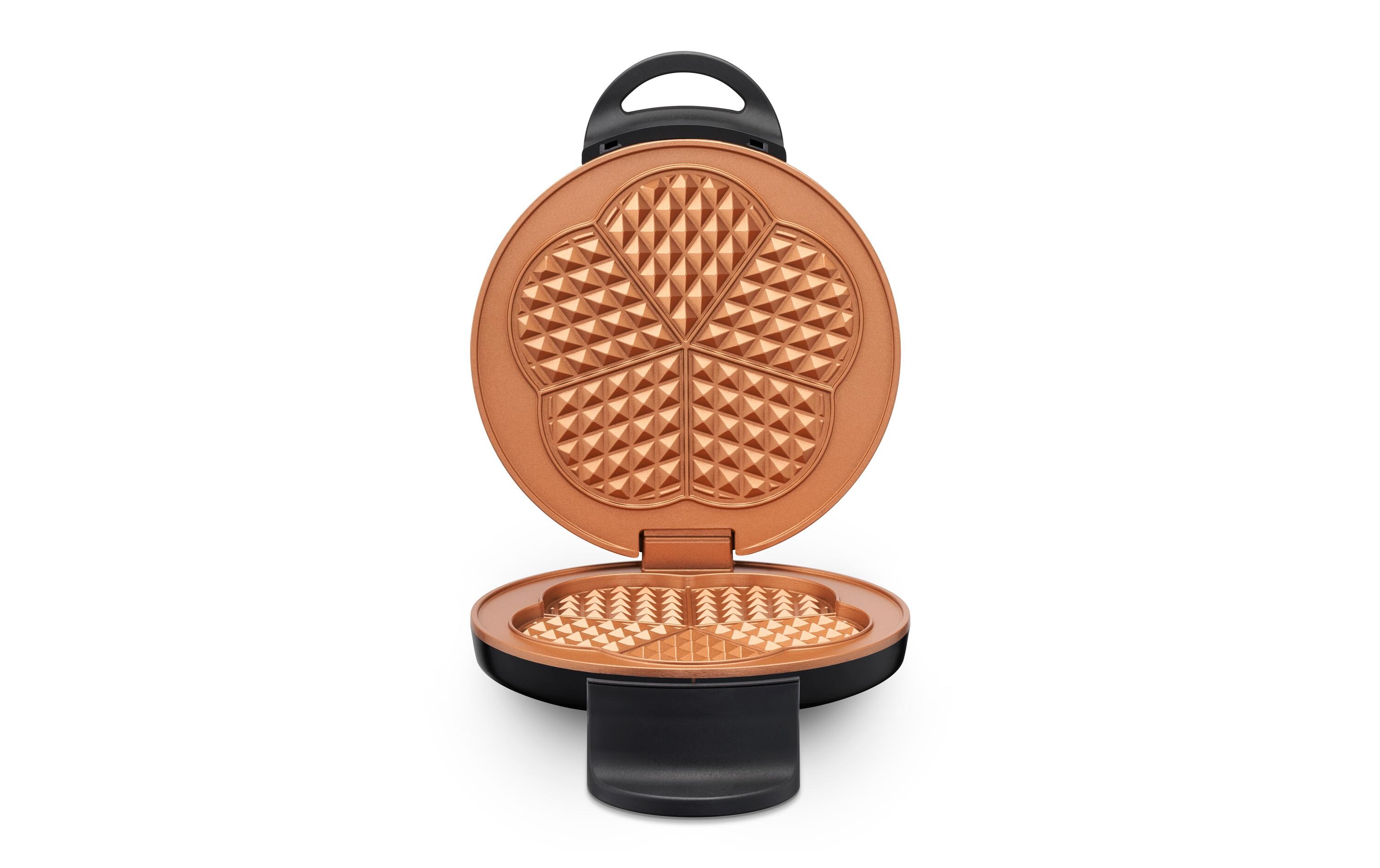Waffeleisen Retro Waffles Bronze/SchwarzWaffeleisen im coolen Retro-Design