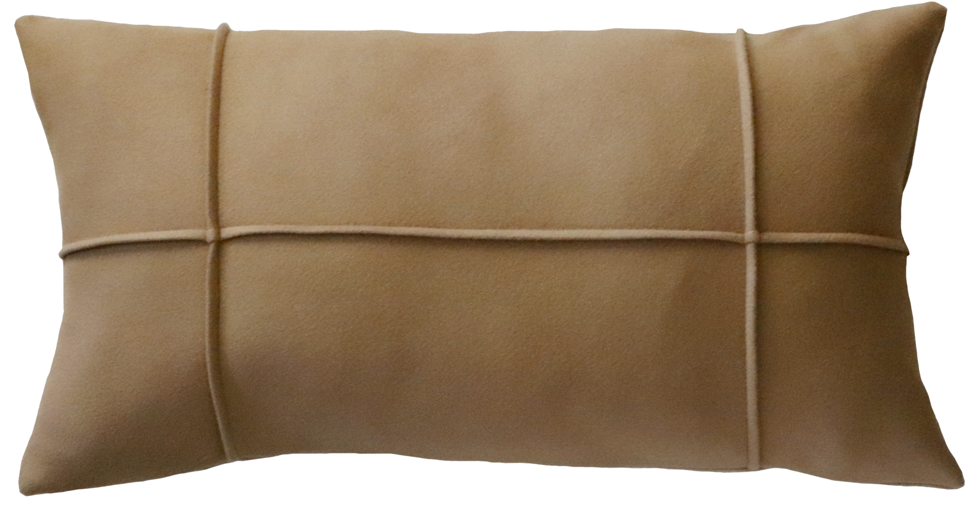 Kussen ruit camel 60x33cm
