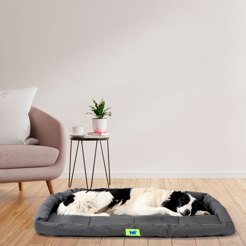 Ferplast panier chien coussin chien moyen taille tissu anti-rayures housse amoviblematelas pour chien imperméable 91 x 58 x 5