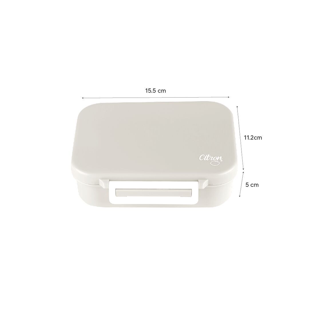 CITRON BALLARINA Lunchbox - Beige / B: 15.0 cm x T: 11.0 cm x H: 5.0 cm