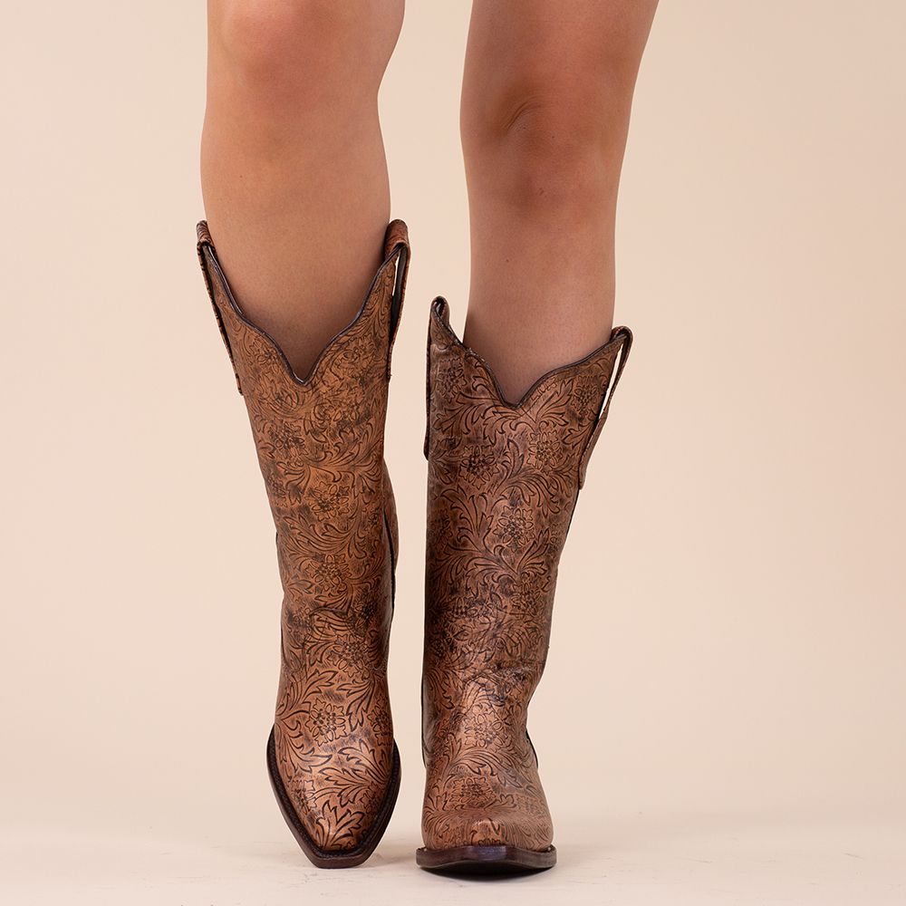 La Pintura cowboylaars Copper Flower