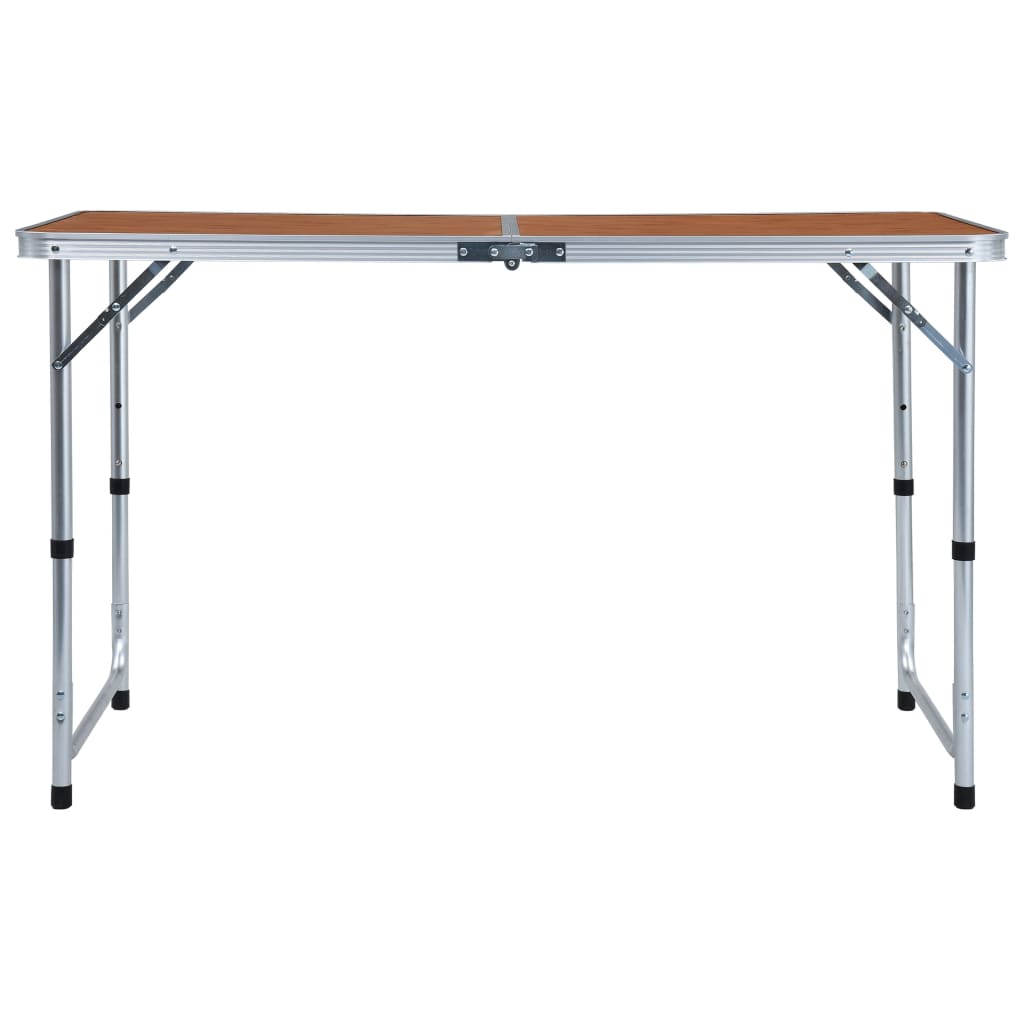 Mesa de camping dobrável Vidaxl