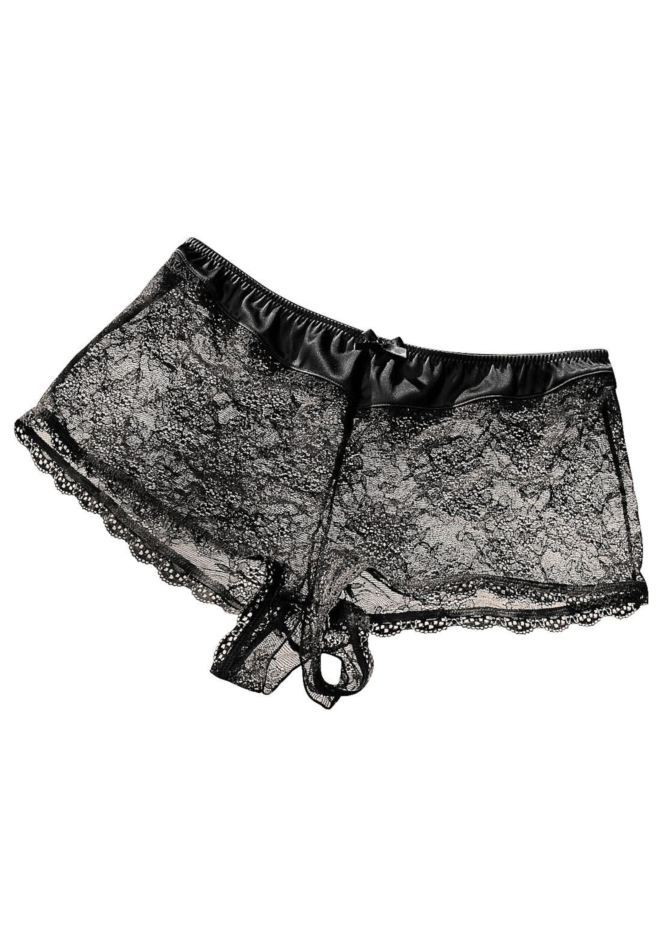 petite fleur gold Panty-Ouvert in schwarz