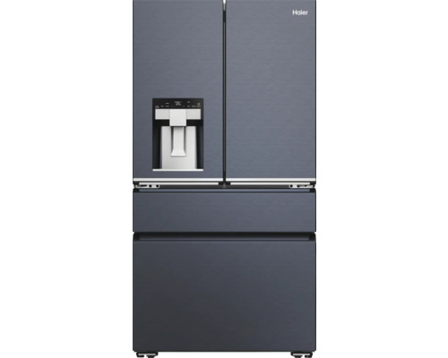 French Door koelkast HAIER HFW7918EIMB BxHxD 90,8 x 177,5 x 75 cm Koelgedeelte 323 l Vriesgedeelte 278 l zwart