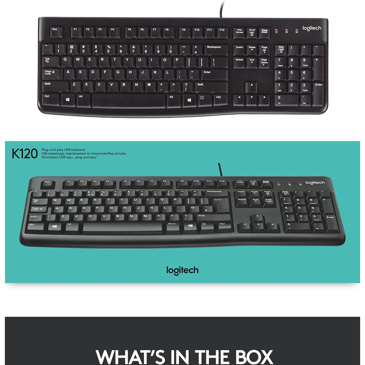 Logitech K120 tastatur