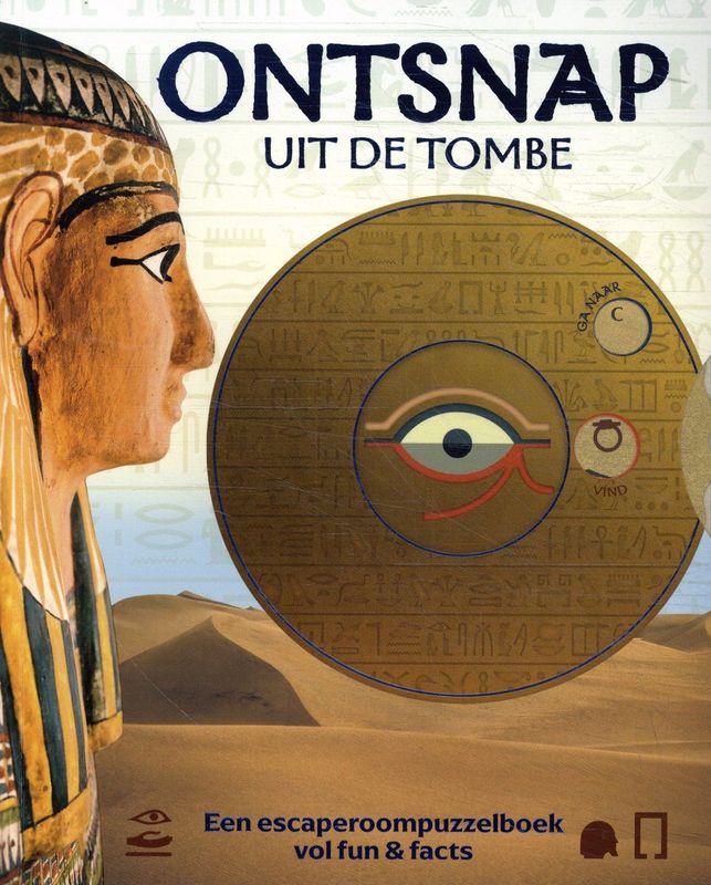 MUS Creatief - Escape Boek - Puzzelspel - Ontsnap uit de Tombe - 6+