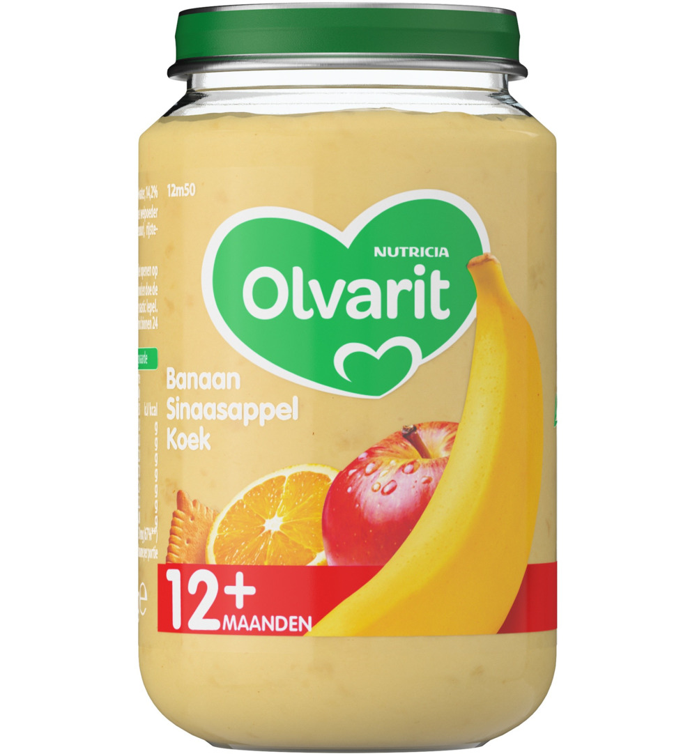 Olvarit Banaan sinaas koek 12M50 (200 gr)