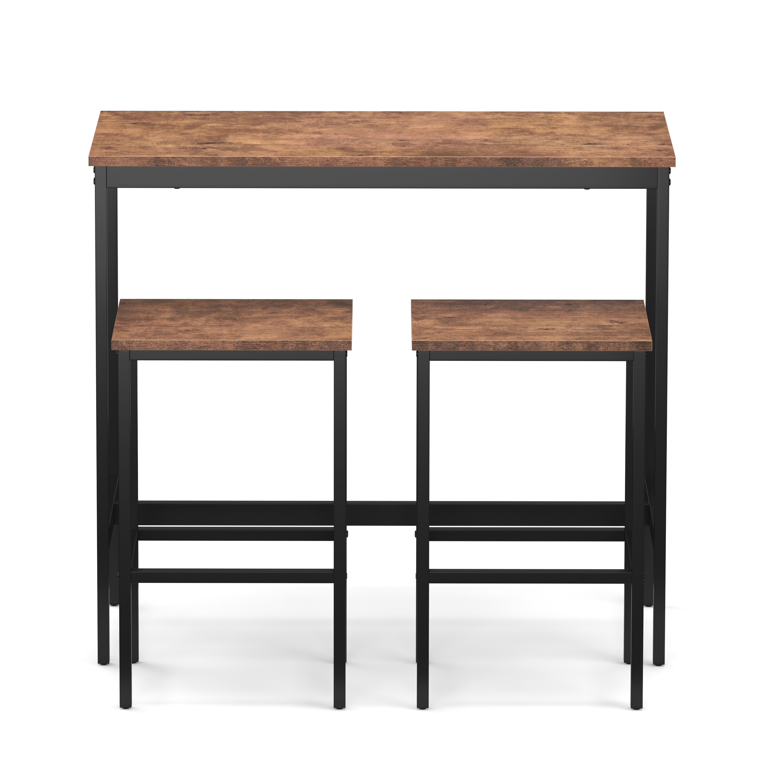Bartisch mit Barhocker Set Vintage BONITA 100 x 40 x 90 cm