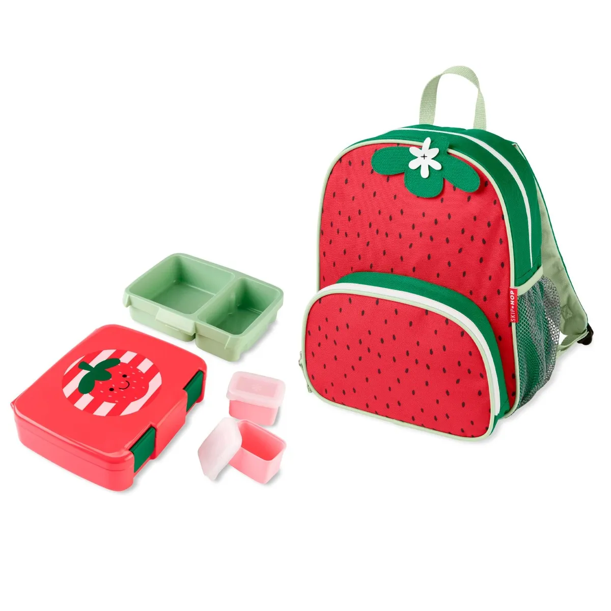 Skip Hop Petit sac à dos et Boite à lunch Bento - Zoo Fraise