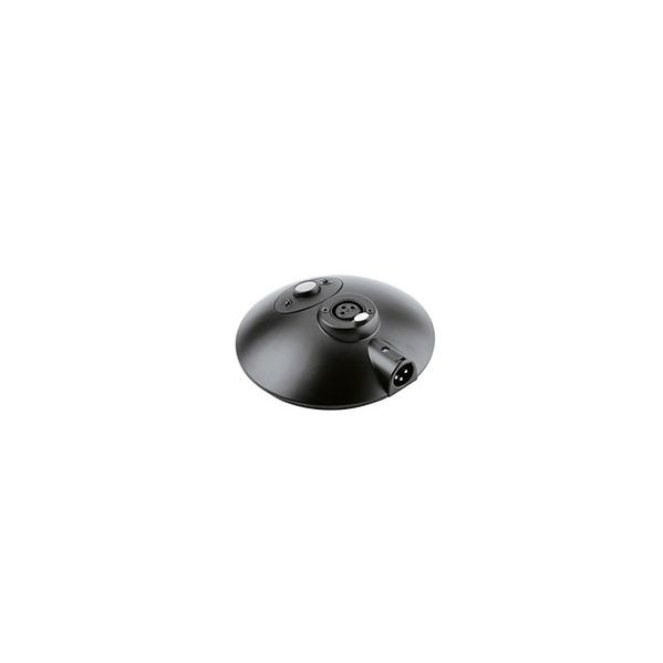 K&m Base para Microfone 29375 com Botão On/off Preto