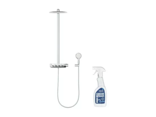 Pack colonne douche Grohe Rainshower System SmartControl 360 DUO + Nettoyant GroheClean