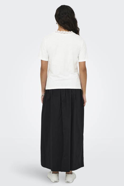 Jacqueline de Yong witte dames t-shirt