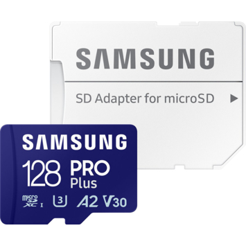 Samsung Pro Plus Micro SD-Kaart Incl. SD-Adapter 128 GB