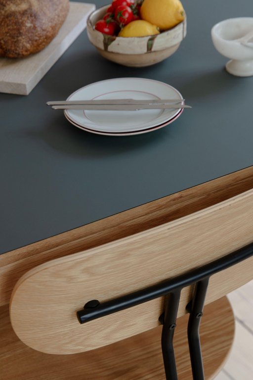 Umage Heart & Soul eettafel 120x90 Oak/Obsidian Black