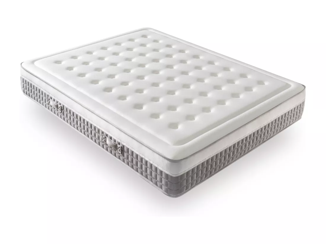 Matelas Mousse 180x200 Berlin - Ferme - Réversible - Côté Été/hiver - H25 Cm