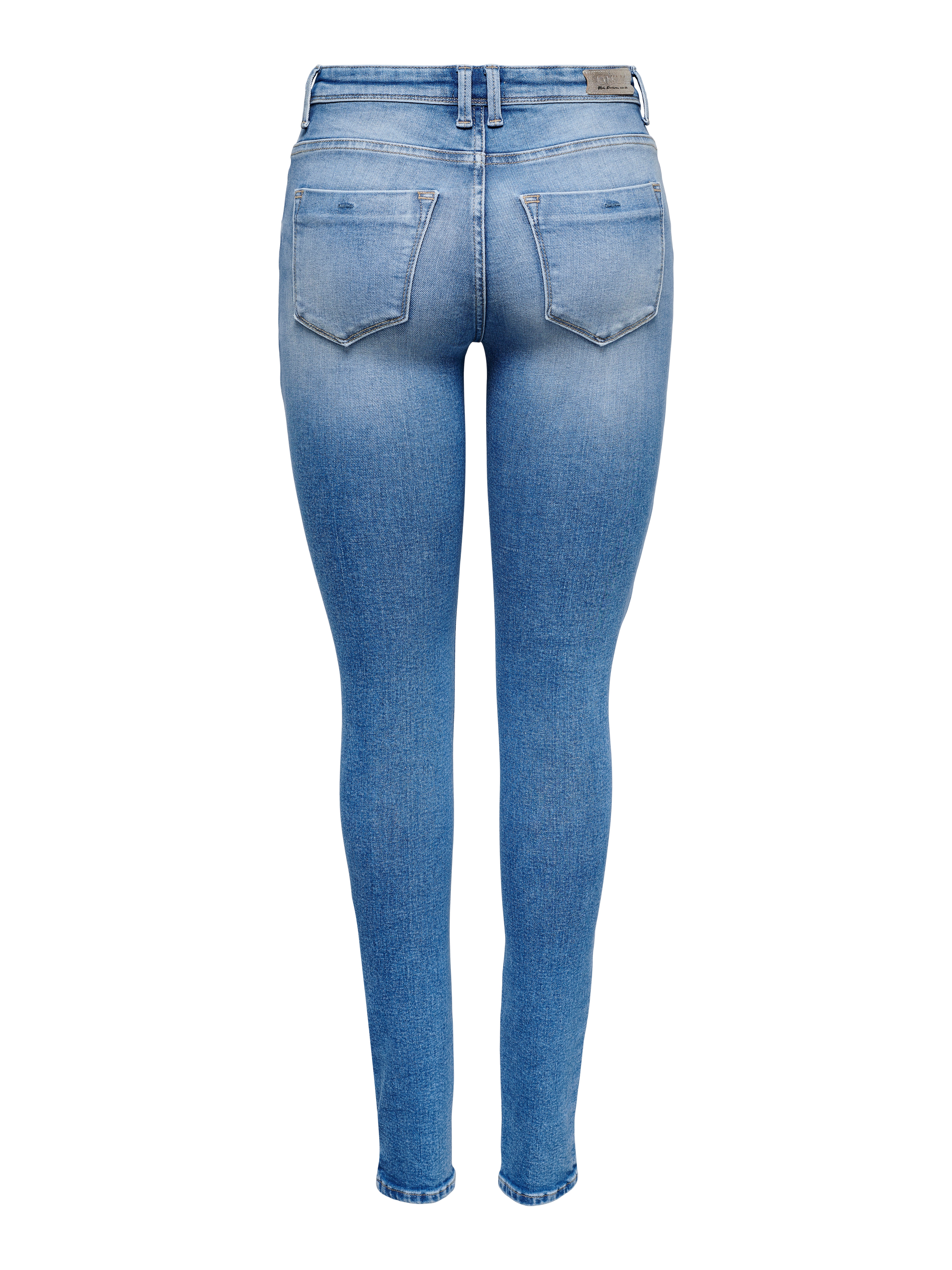 ONLSHAPE Mittlere Taille Skinny Fit Jeans Light Medium Blue Denim