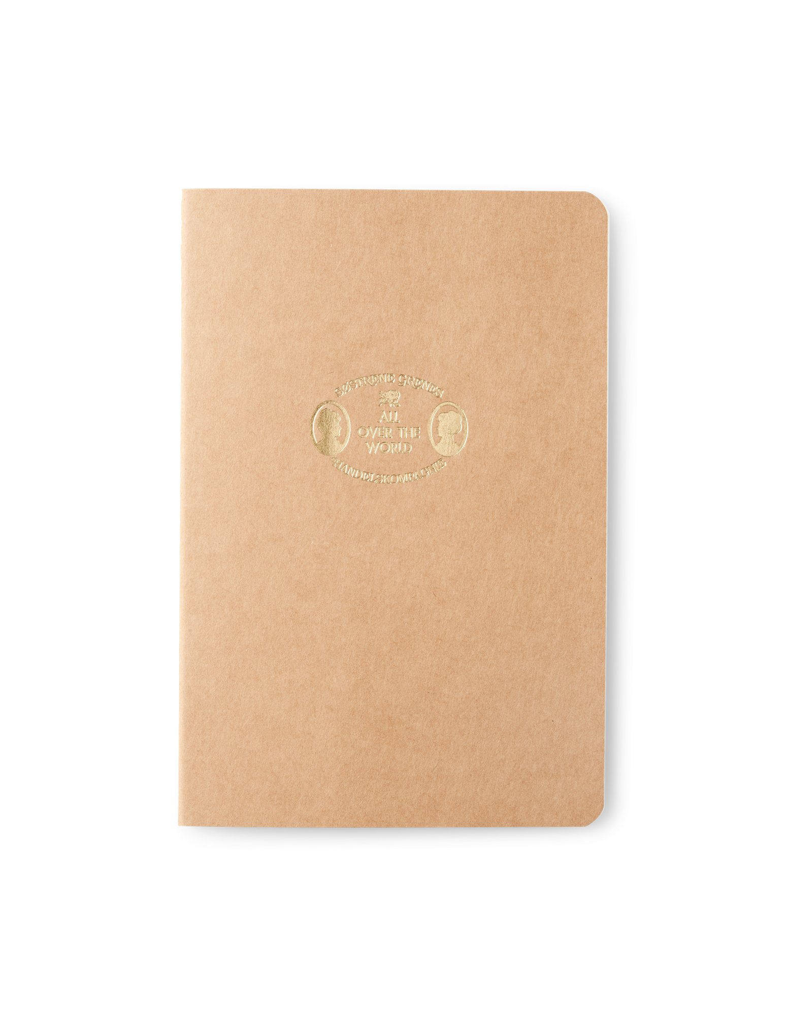Notesbog A5 | Papir. 21 x 14 cm. Softcover. | Craft, Gold