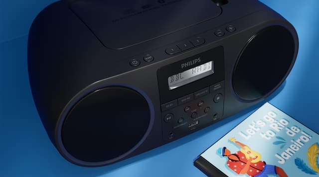Philips Z6000 ghettoblaster (sort)