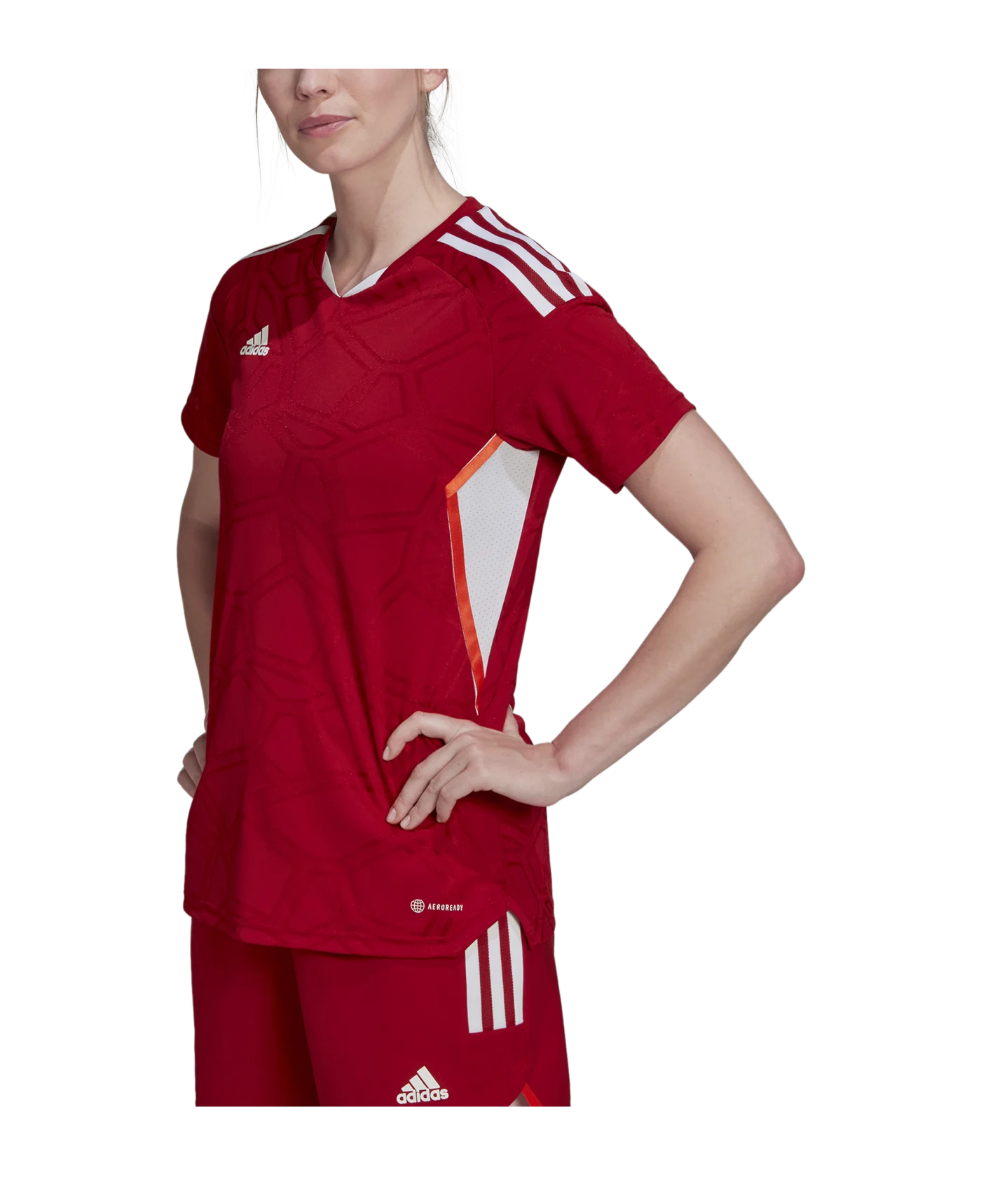 adidas Condivo 22 MD Trikot Damen Rot Weiss