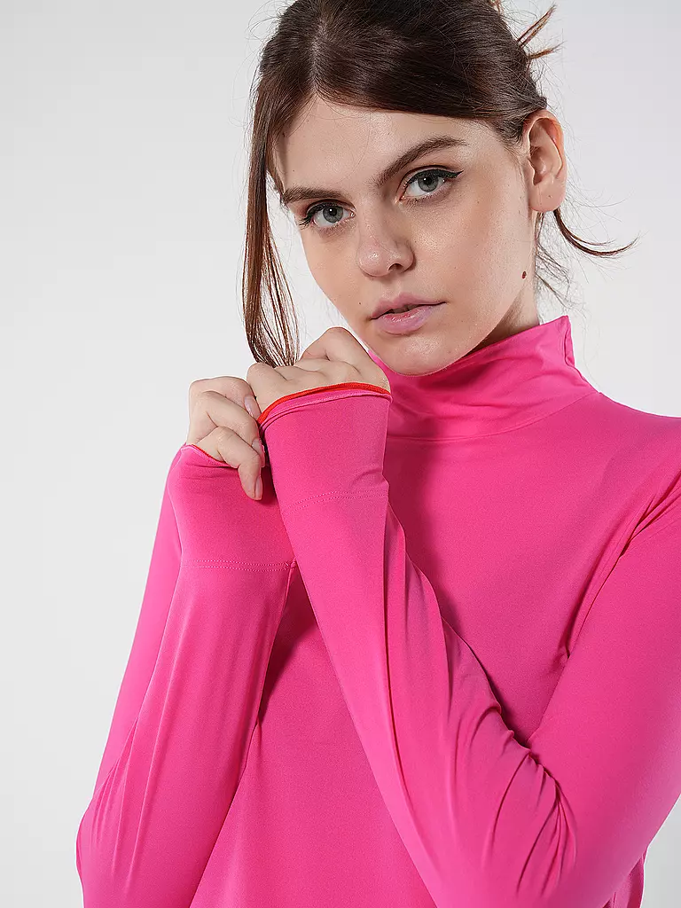 MARC CAIN Rollkragenpullover pink