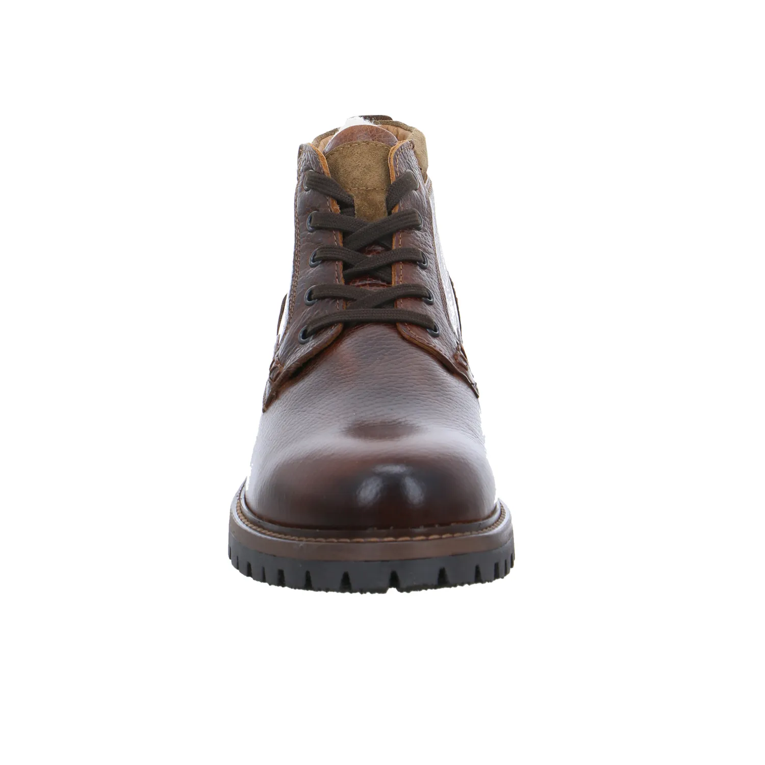 Winter-Boots Braun Leder
