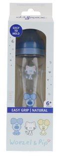 Difrax Handgreep Babyfles 240ml - Woezel & Pip 1ST
