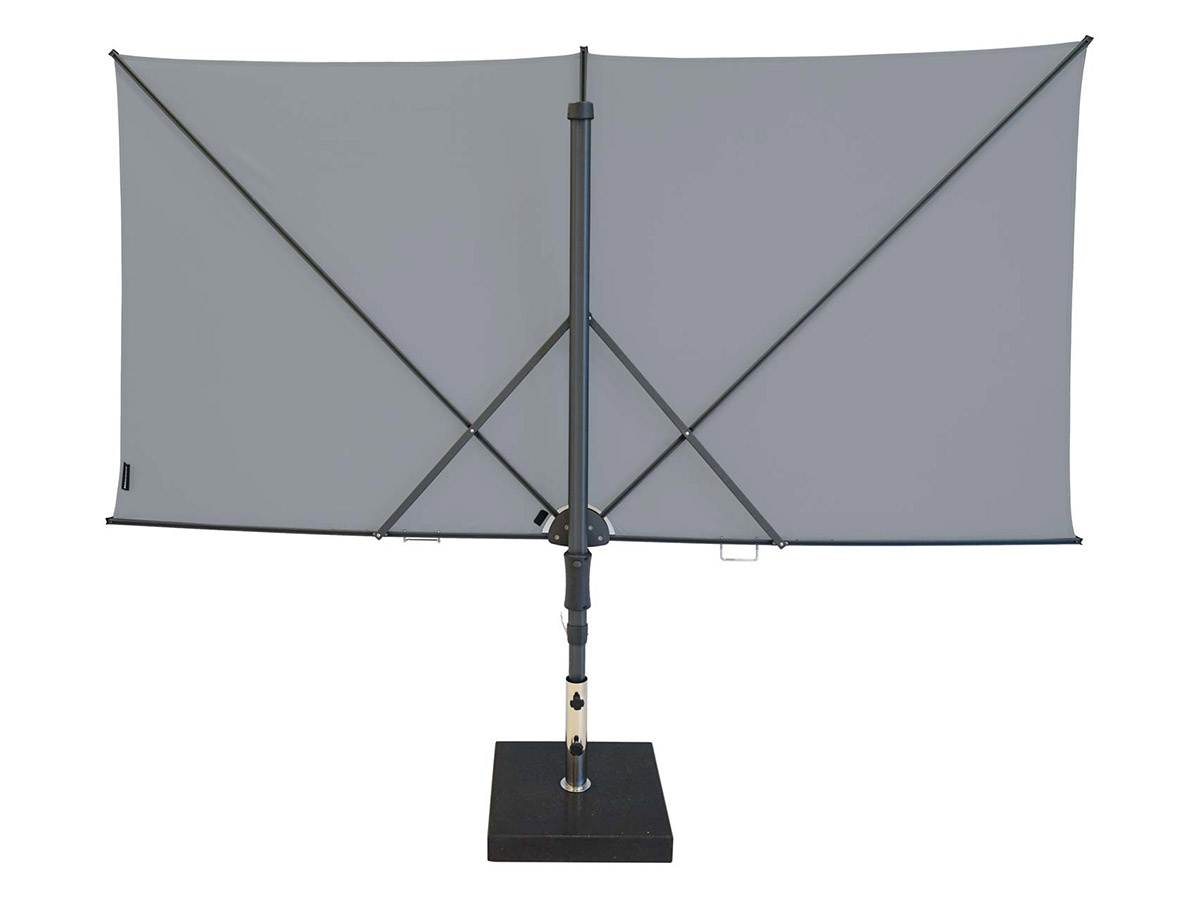 Madison Sun Square 125 x 250 cm parasol - Light grey