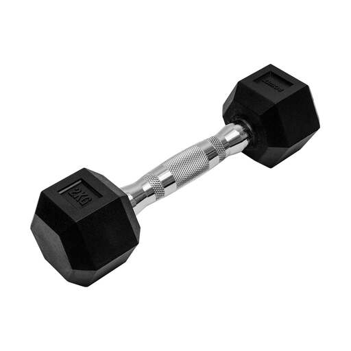 Conjunto de 2 halteres hexagonais - 17,5 kg cada