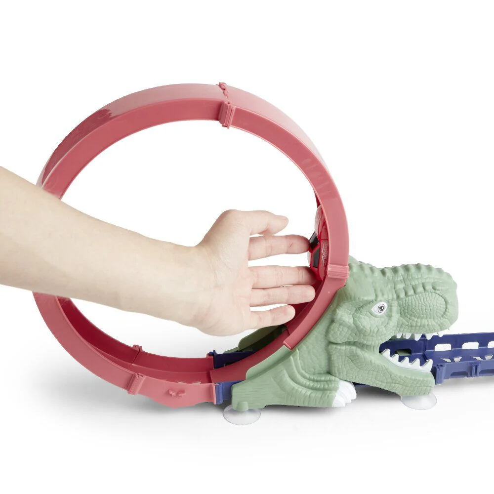 Circuit dinosaure 360° boucle de looping 15 pièces