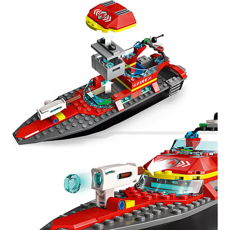 LEGO City 60373 Brandvæsnets redningsbåd