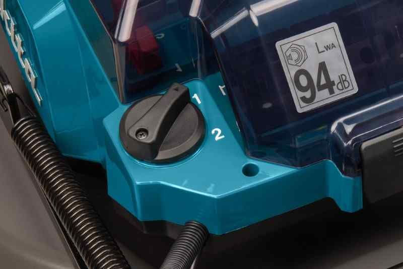 Makita DLM462PT4 LXT 2x18 V accu Grasmaaier 46cm  5,0 ah accu (4 st), duo snellader, in doos