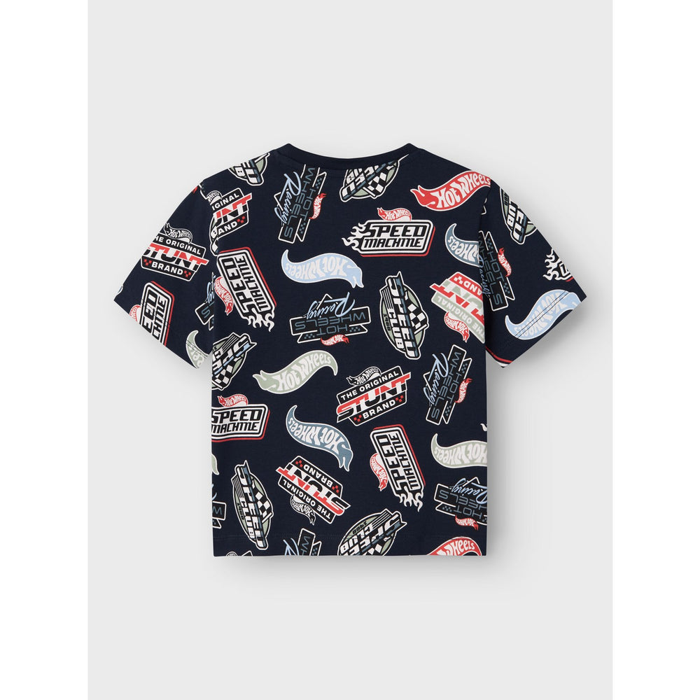Køb Name It Navy Blazer Ary Hot Wheels Regular T-Shirt