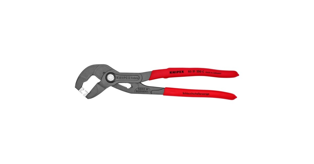 KNIPEXSlangklemtang 85 51 250 C  (Rood)
