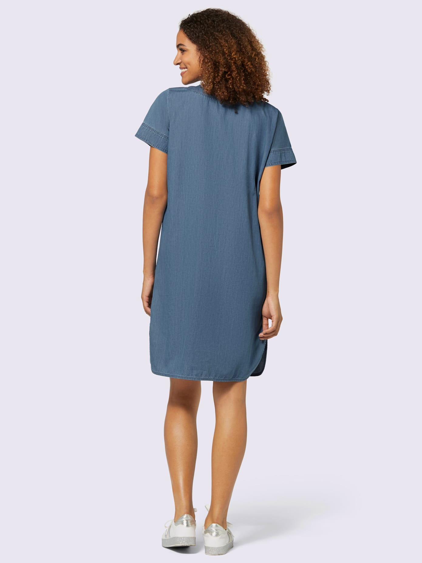 Robe en jean pur coton