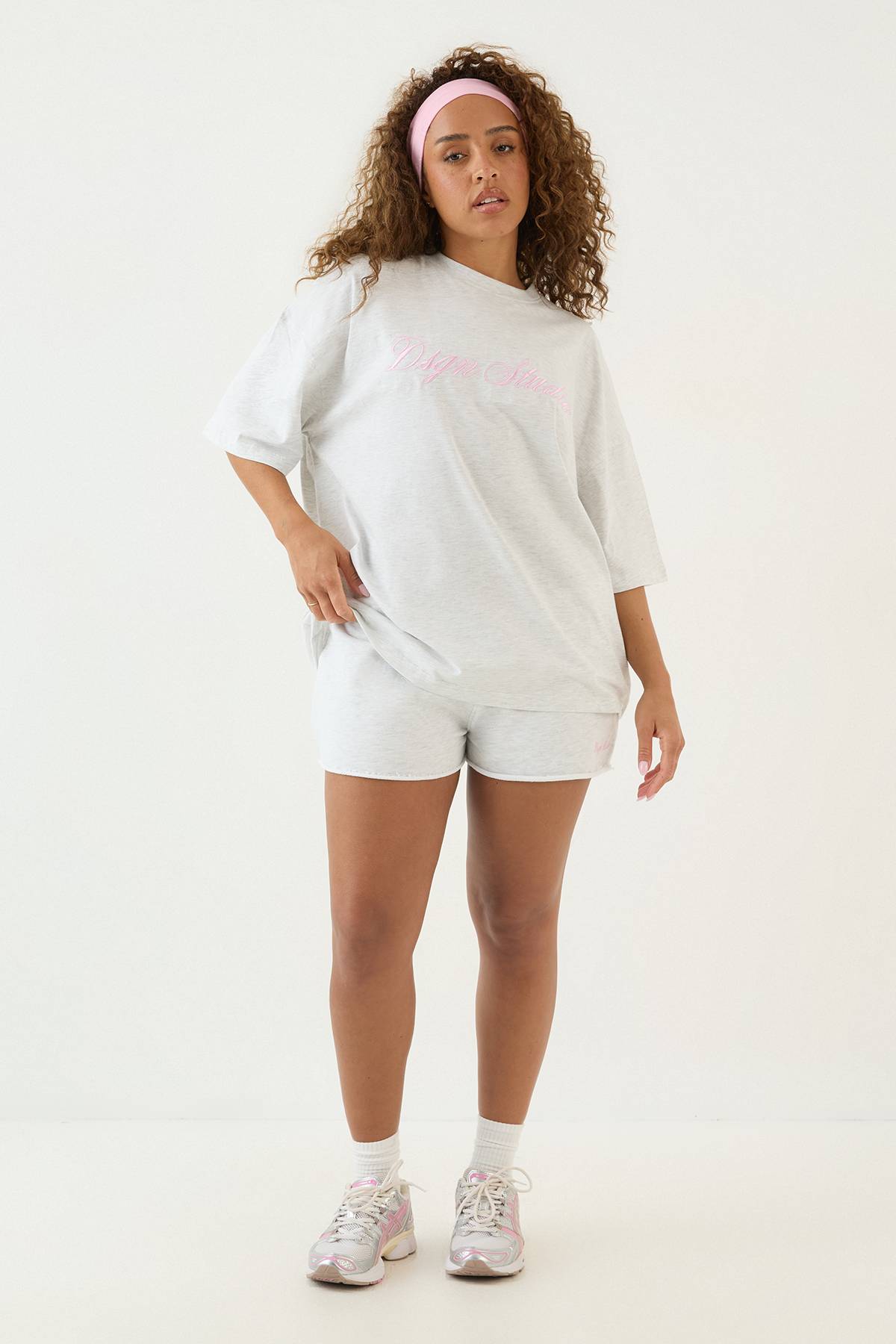 T-shirt Oversize Brodé Script Dsgn Studio