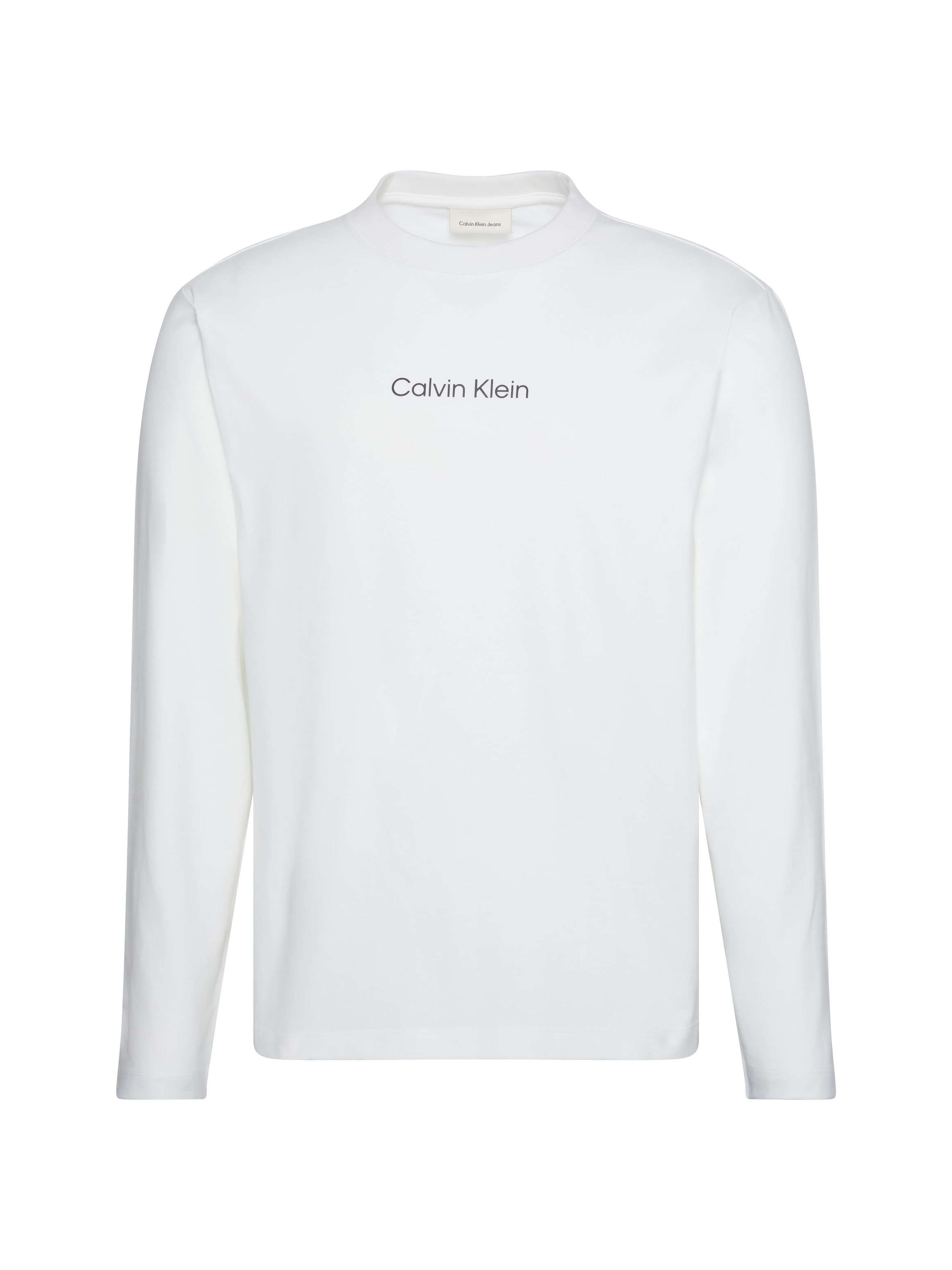 Calvin Klein Langarmshirt »LS RLXD STANDARD LOGO CREWNK TEE«, Rundhalsausschnitt, relaxed fit