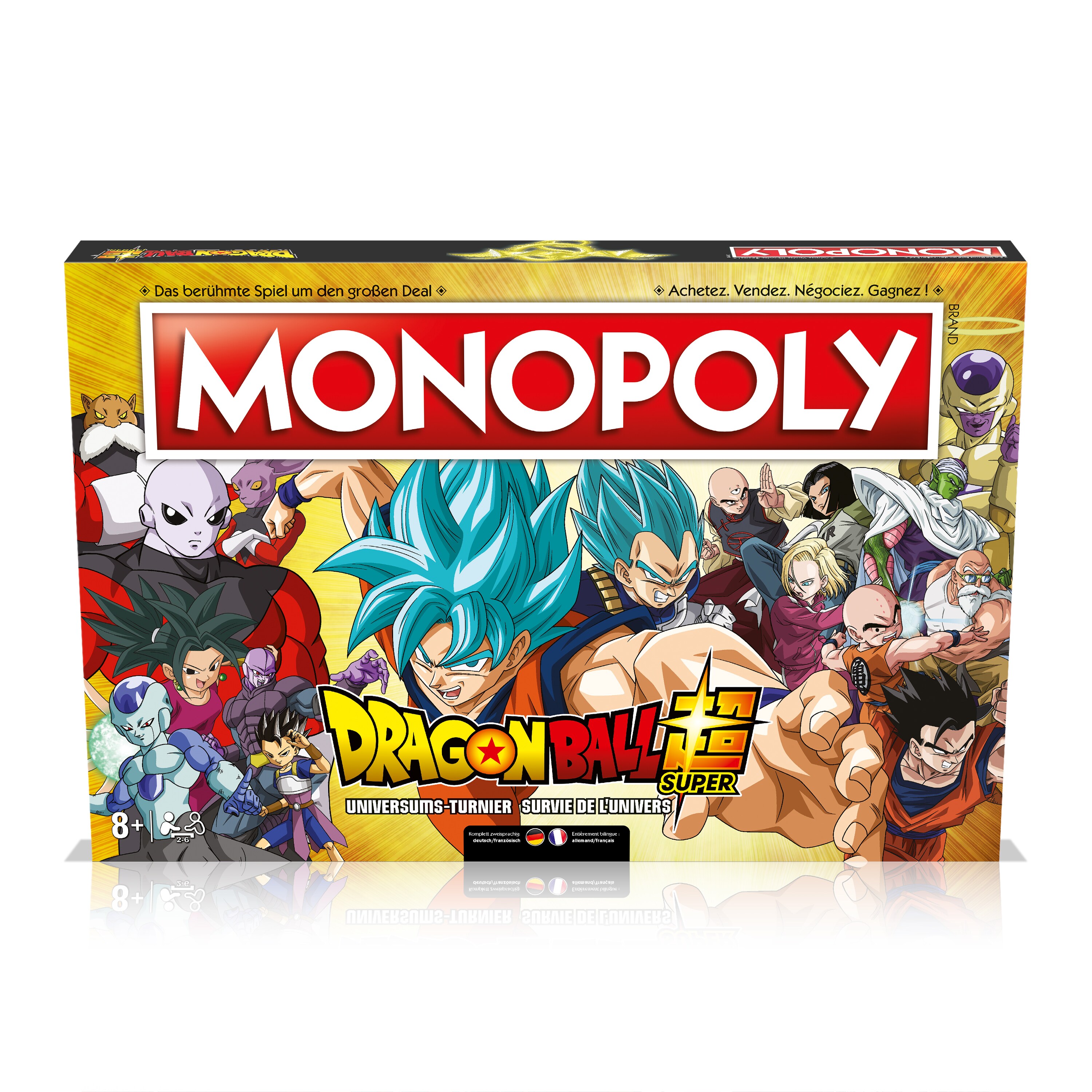 Monopoly Dragon Ball Super (deutsch/französisch) Brettspiel Gesellschaftsspiel Anime