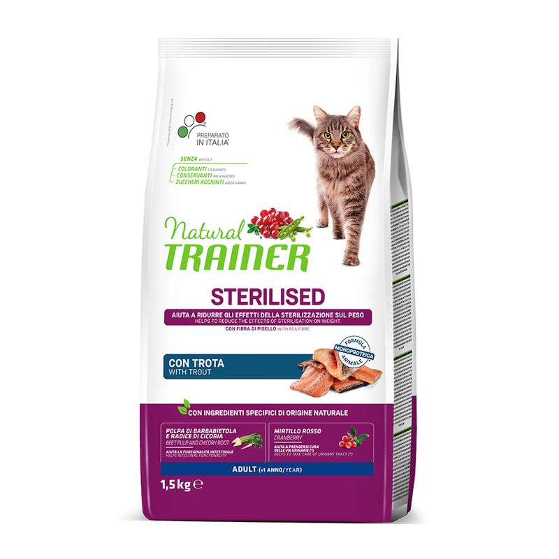 Natural Trainer Sterilised truite